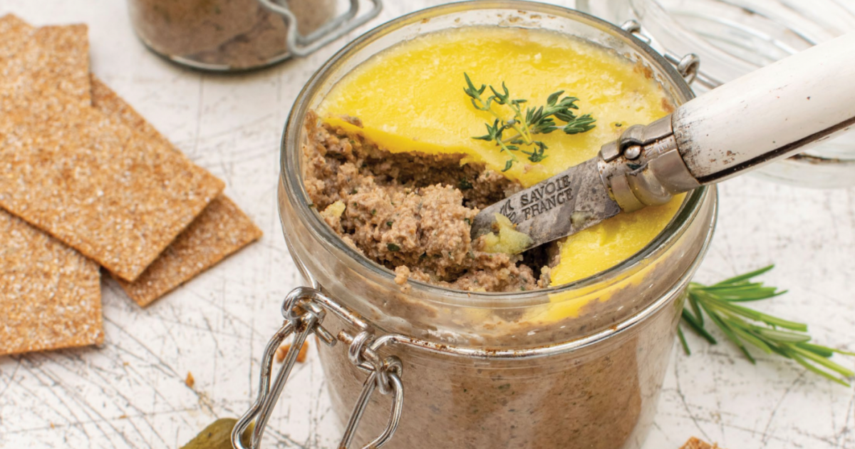 Mushroom and lentil pâté